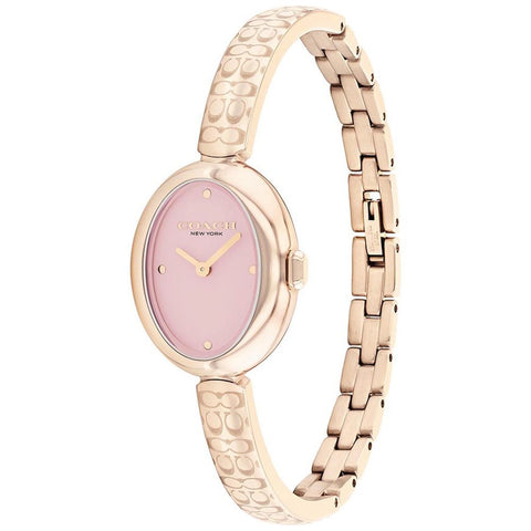 COACH 14504486 Stylish Pink Watch 22.5mm x 27.5mm Elegant Design 5-Year Warranty