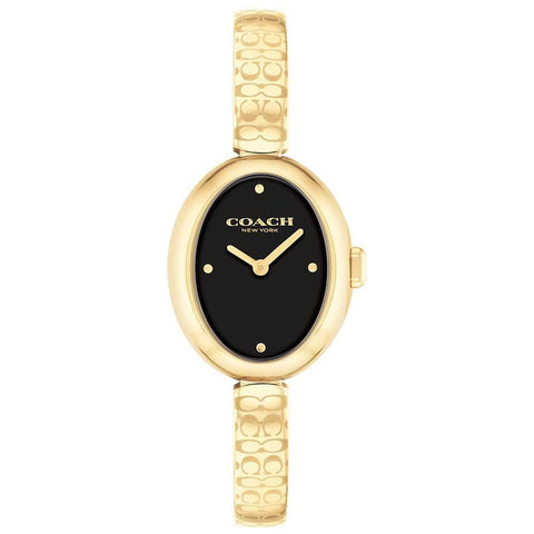 COACH 14504521 Elegant Black Dial Stylish Design 5-Year Warranty Water Resistant