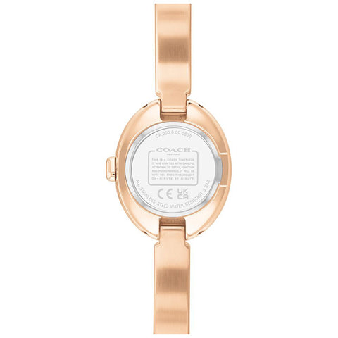 COACH 14504531 Elegant White Design 5-Year Warranty 22.5mm x 27.5mm Perfect for Everyday Wear