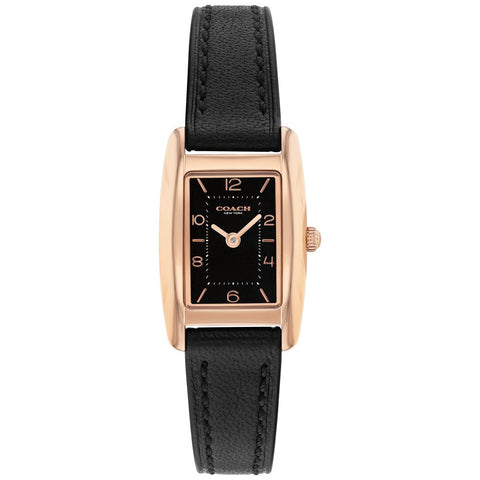 COACH 14504644 Elegant Black Pink Gold Design 5-Year Warranty Stylish 20x30mm Size