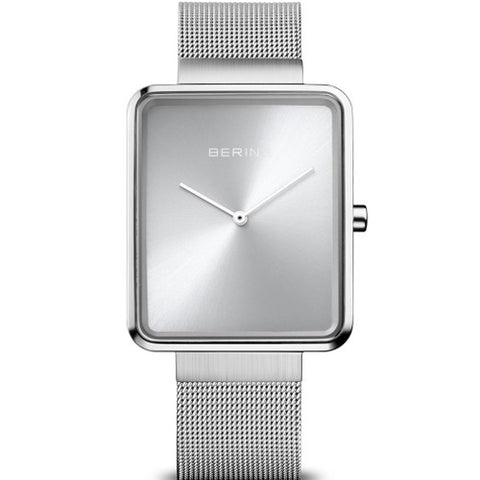 BERING 14533 000 Unisex Smart Square Watch with Sleek Design, Fitness Tracking, Heart Rate Monitor, and Bluetooth Connectivity