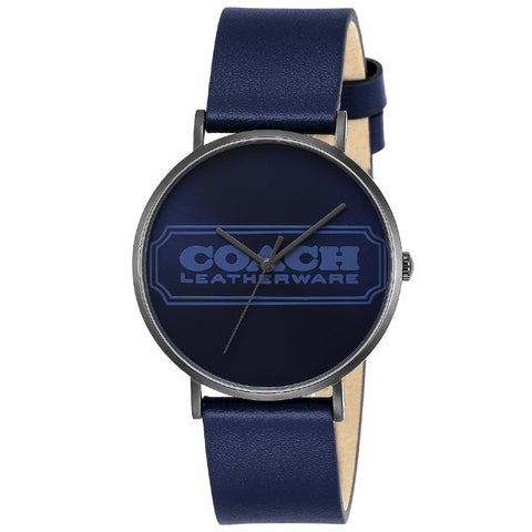 COACH 14602526 Charles Navy 2-Year Warranty Elegant Design Durable Materials Stylish Timepiece