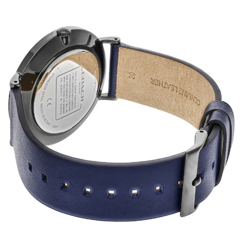 COACH 14602526 Charles Navy 2-Year Warranty Elegant Design Durable Materials Stylish Timepiece