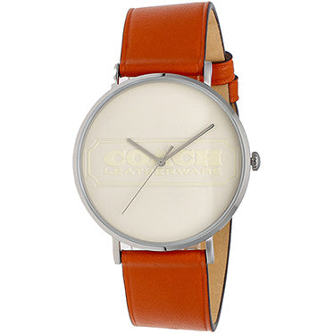 COACH 14602600 Watch - COACH CHARLES 2-Year Warranty White Handbag [Parallel Import] - Stylish & Durable