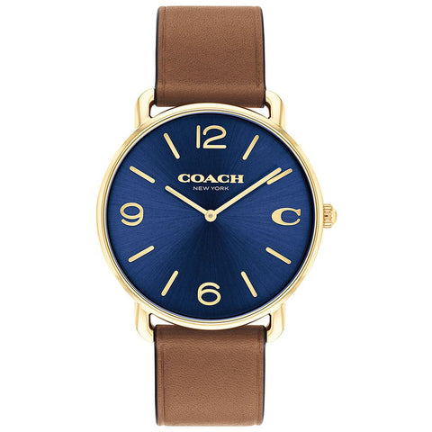 COACH 14602644 Stylish Navy 41mm Watch with 5-Year Warranty Elegant Design Durable Materials