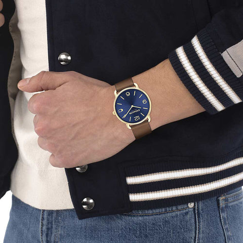 COACH 14602644 Stylish Navy 41mm Watch with 5-Year Warranty Elegant Design Durable Materials