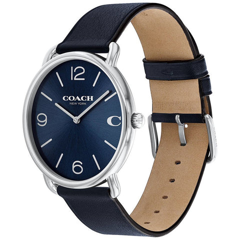 COACH 14602649 Stylish Navy 41mm Watch with 5-Year Warranty Classic Design Durable Materials