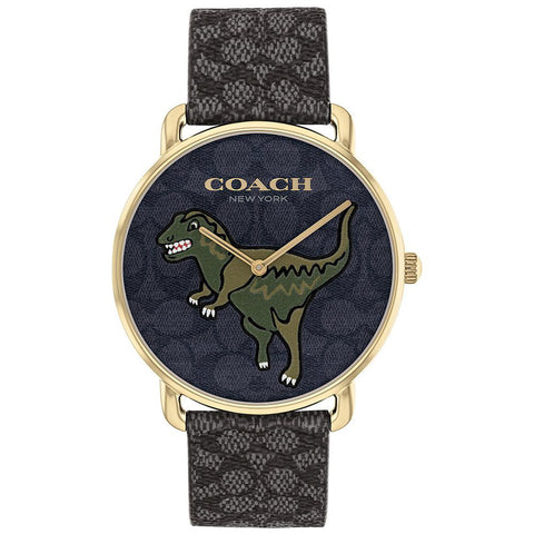 COACH 14602672 Elegant 41mm Black Dial Stainless Steel Water Resistant 5-Year Warranty