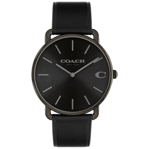 COACH 14602719 Elegant Black Dial 41mm Stainless Steel Case Water Resistant 5-Year Warranty