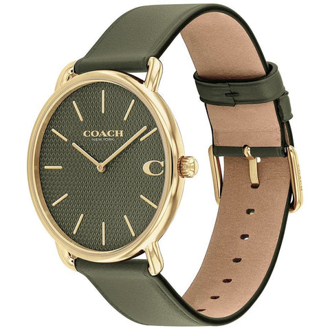 COACH 14602723 Elegant Green 41mm Stainless Steel Water Resistant 5-Year Warranty