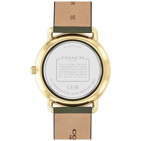 COACH 14602723 Elegant Green 41mm Stainless Steel Water Resistant 5-Year Warranty