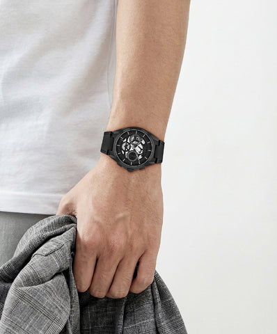 COACH 14602773 Stylish Black Dial 41.5mm Water Resistant Stainless Steel Case 5-Year Warranty