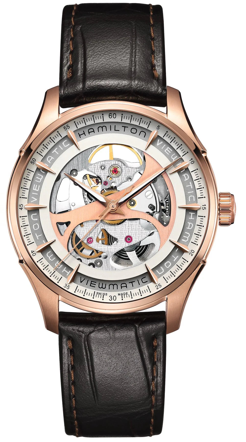 Hamilton H42545551 Watch - Jazzmaster Viewmatic Skeleton Gent Auto (Image 3)