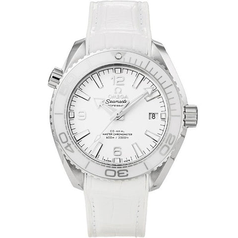 OMEGA 215.33.40.20.04.001 Watch - Seamaster Planet Ocean 600M White with 5-Year Warranty [Parallel Import]