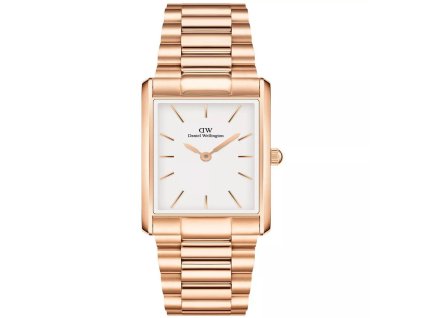 Daniel Wellington DW00100702 Watch - Daniel Wellington Bound 35mmx24mm 3-link RG WH - Elegant Watch for Every Occasion