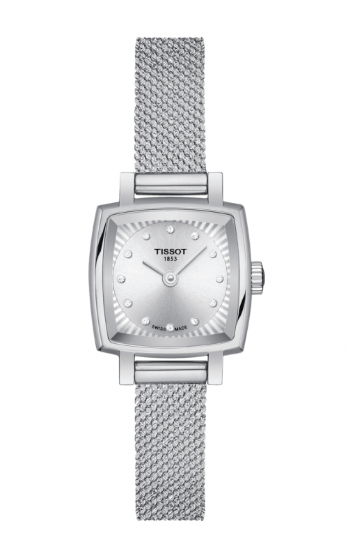 TISSOT T0581091103600 Watch - TISSOT LOVELY Quartz SS Mesh Belt Silver Watch - Model for Men and Women