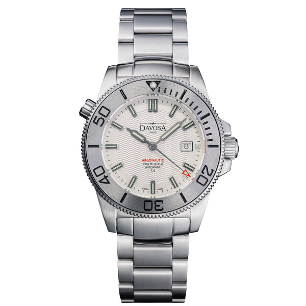 DAVOSA 161.529.10 Watch - DAVOSA Argonautic Lumis Automatic Watch White - Swiss Made, Water Resistant, Genuine Product
