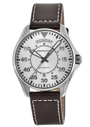 Hamilton H64615555 Watch - Khaki Aviation Pilot Day Date Auto (Image 3)