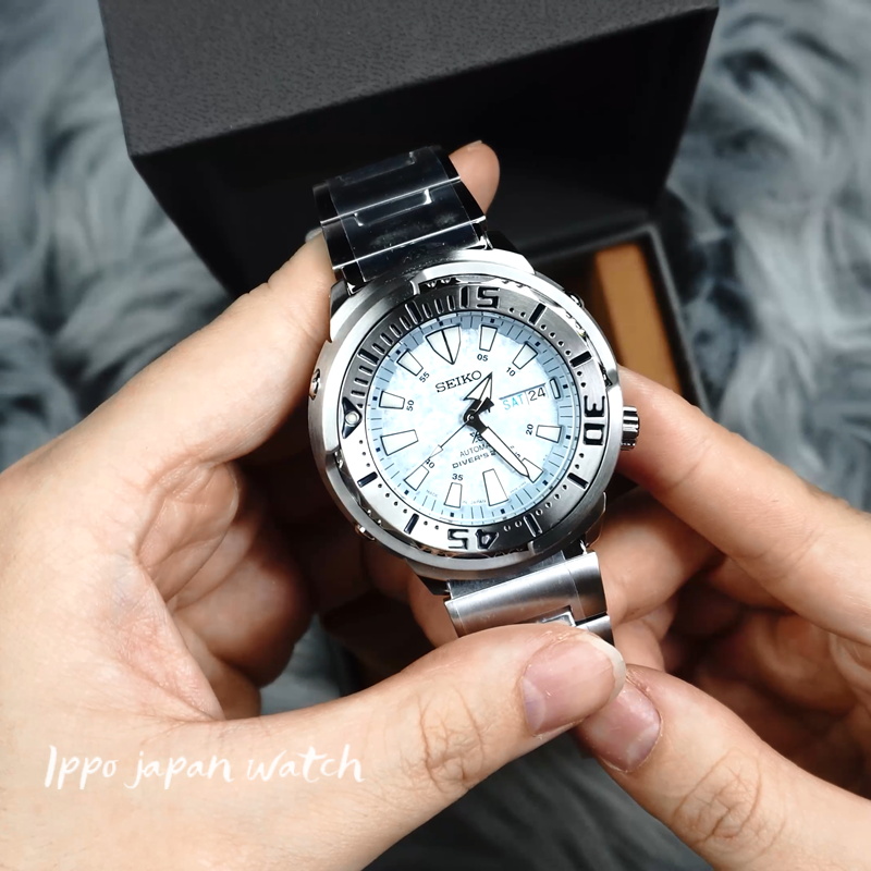 SEIKO Prospex Baby Tuna Monster Diver Scuba SBDY053 200M Ice blue 4R36 watch - IPPO JAPAN WATCH 