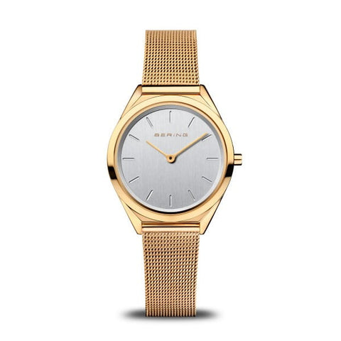 BERING 17031 334 Elegant Women's Watch with Sapphire Crystal, Stainless Steel Case, Water Resistant Design and Minimalist Style for Everyday Wear