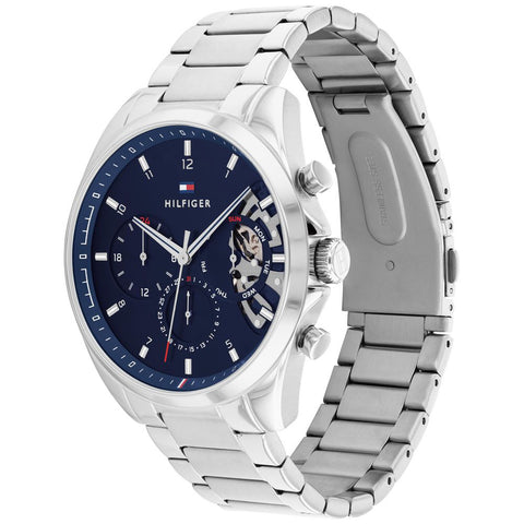 1710448 Men's Navy Watch - Japanese Movement - Water Resistant - Stylish Design - Durable Build