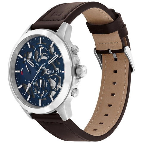 1710476 Men's Navy Watch Stylish Design Water Resistant Quartz Movement Durable Strap