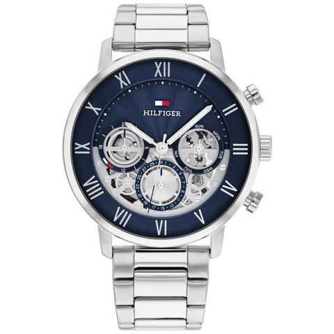 1710569 Men's Navy Watch - Japanese Movement - Water Resistant - Stylish Design - Durable Strap