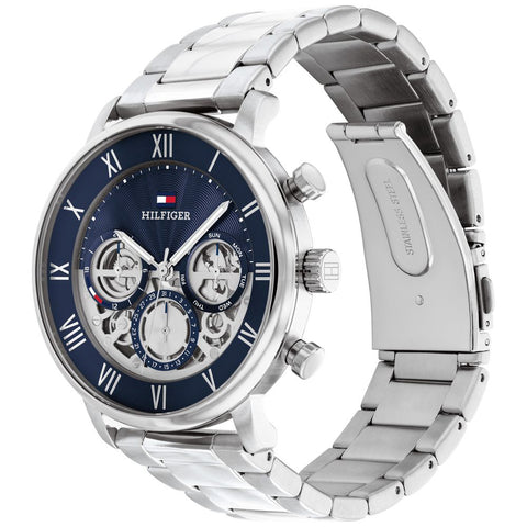 1710569 Men's Navy Watch - Japanese Movement - Water Resistant - Stylish Design - Durable Strap