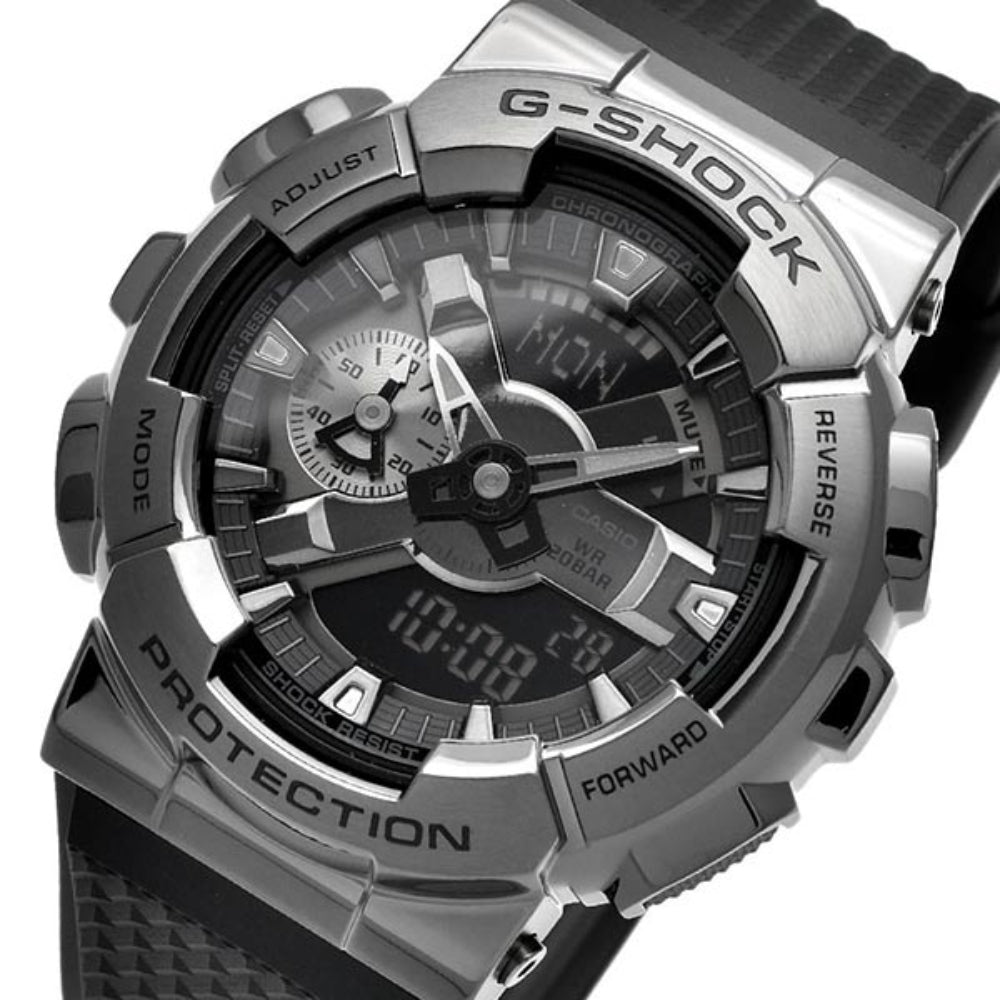 CASIO GM-110BB-1AJF Watch - Men's G-SHOCK Metal Covered Series Blackout (Image 3)