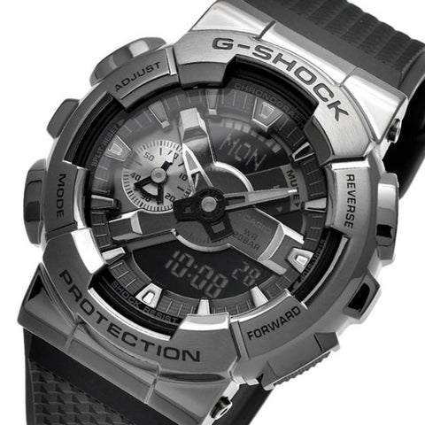 CASIO GM-110BB-1AJF Watch - Men's G-SHOCK Metal Covered Series Blackout (Image 3)