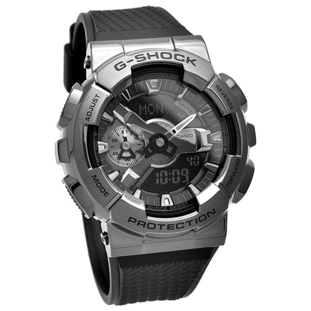 CASIO GM-110BB-1AJF Watch - Men's G-SHOCK Metal Covered Series Blackout (Image 2)