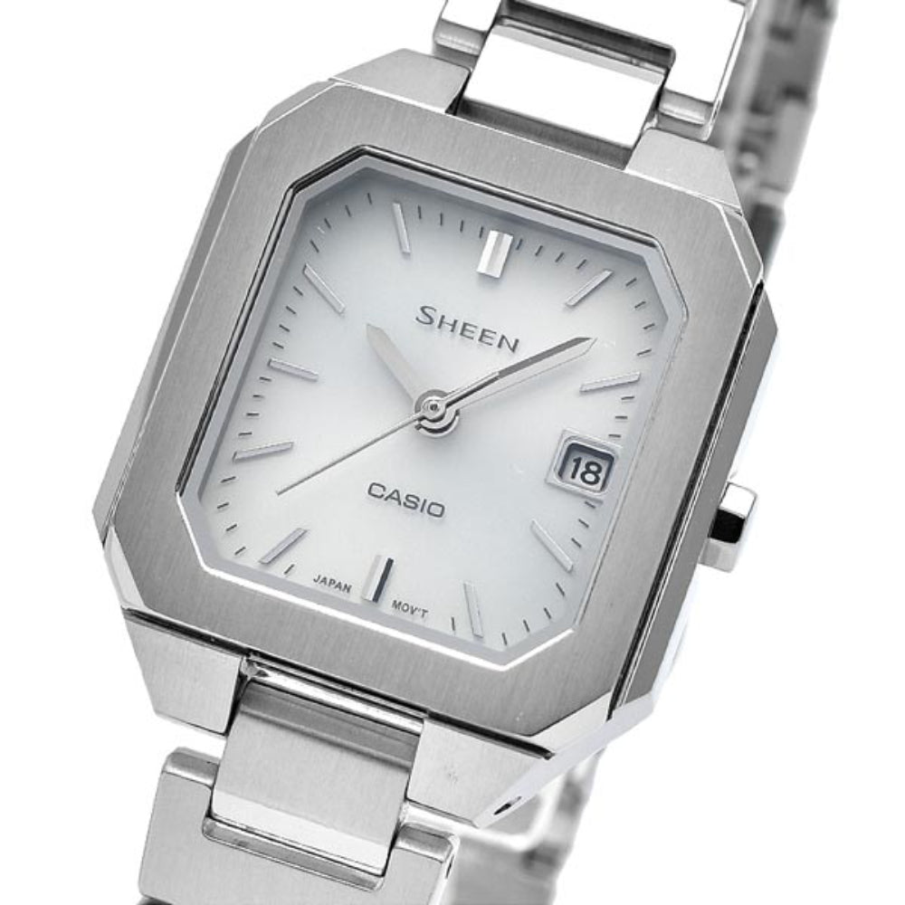 CASIO SHS-4528J-7AJF Watch - SHEEN Women's Solar Sapphire Model (Image 4)