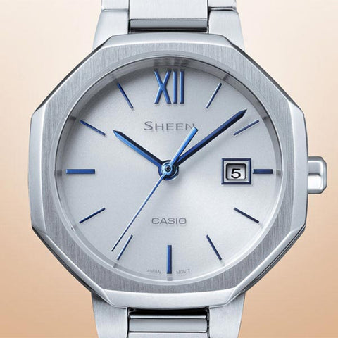 CASIO SHS-4529D-7AJF Watch - SHEEN Solar Sapphire Women's Model