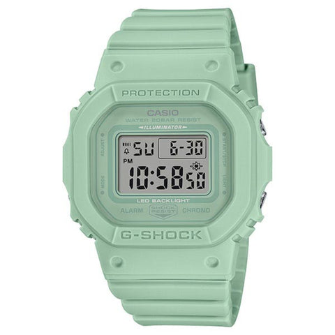 Casio Ladies G-SHOCK DW-5600 Compact and Slim Model, Pistachio Green GMD-S5600BA-3JF