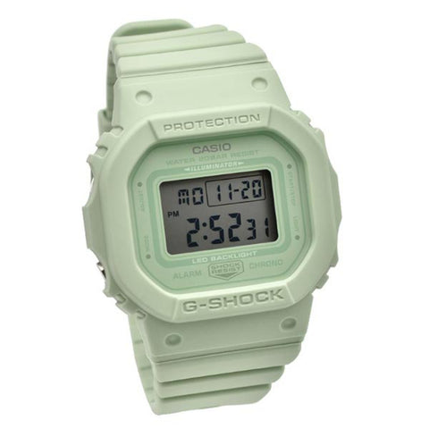 Casio Ladies G-SHOCK DW-5600 Compact and Slim Model, Pistachio Green GMD-S5600BA-3JF