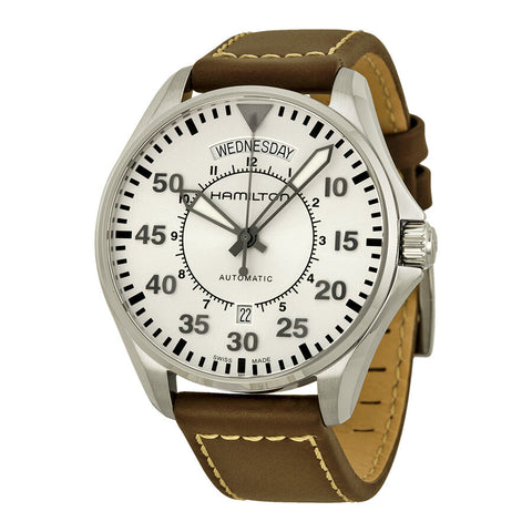Hamilton H64615555 Khaki Aviation Pilot Day Date Auto