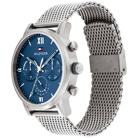1791881 Men's Navy Watch - Japanese Quartz Movement - Water Resistant - Stylish Design - Durable Strap