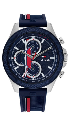 1792083 CLARK Navy Watch - Stylish Design - Water Resistant - Japanese Quartz Movement - Comfortable Fit