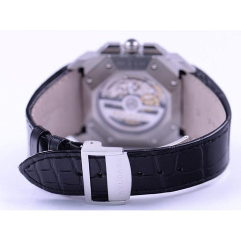 BVLGARI Octo Velocissimo 2-Year Warranty BGO41BSLDCH Black [Parallel Import]