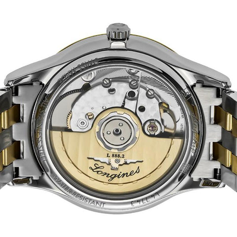 Longines Flagship 5-Year Warranty L4.774.3.22.7 White (Bezel: Gold) [Parallel Import]