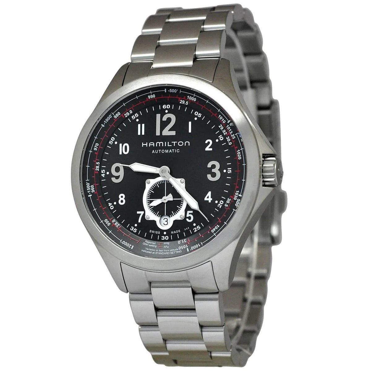 Hamilton H76655133 Watch - Khaki Aviation Khaki QNE Auto (Image 6)
