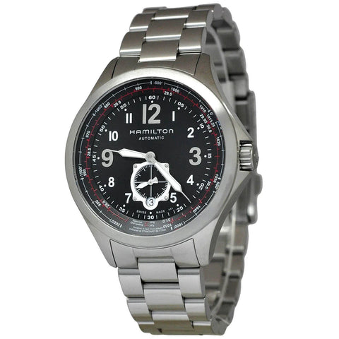 Hamilton H76655133 Watch - Khaki Aviation Khaki QNE Auto (Image 6)