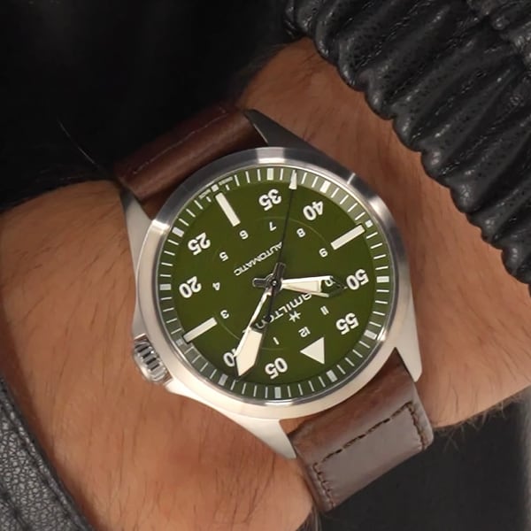 Hamilton H76305560 Watch - Khaki Aviation Pilot Auto 39mm (Image 2)