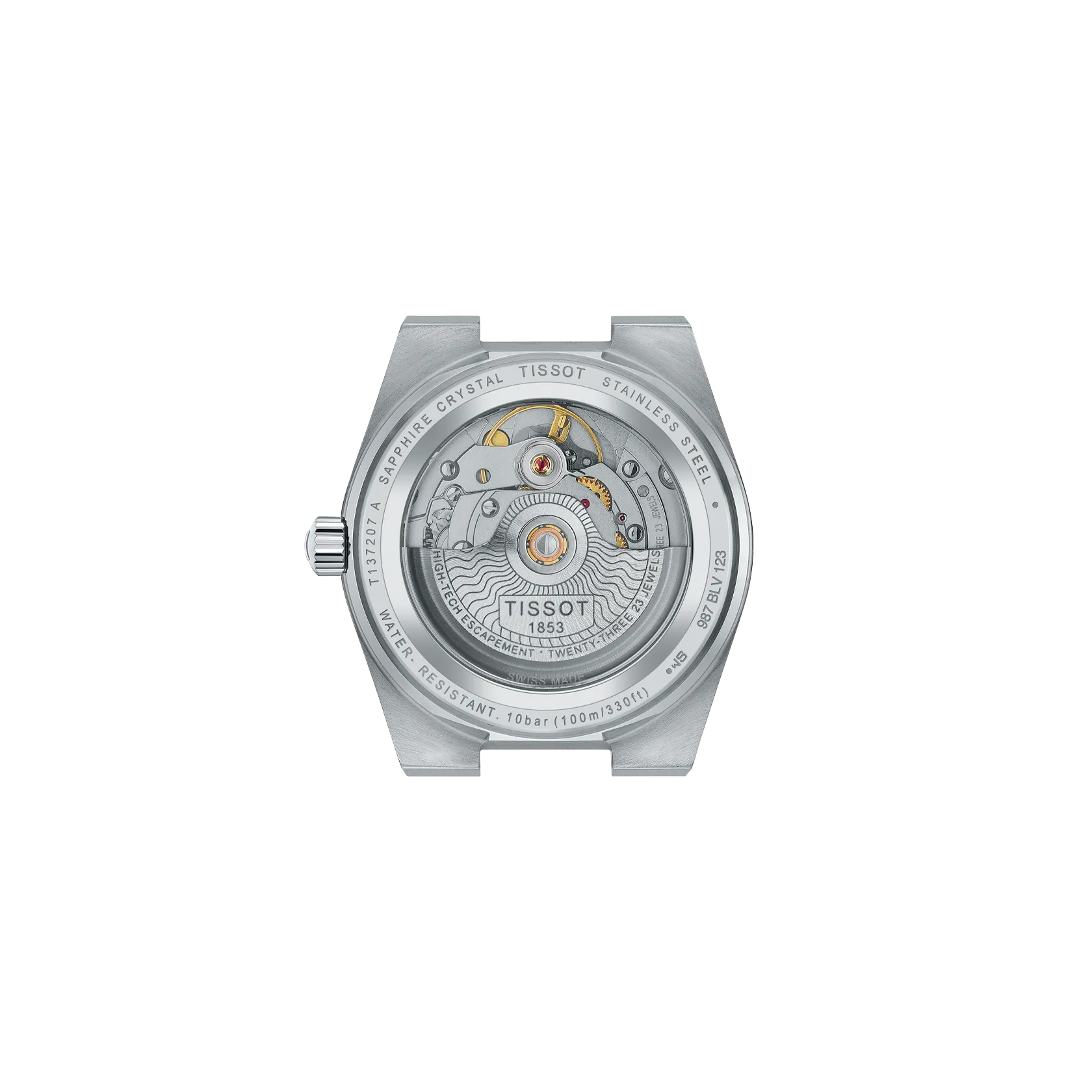 TISSOT T137.207.11.091.01 Watch - Swiss Automatic Movement Stainless Steel Case Sapphire Crystal Water Resistant 100m (Image 
