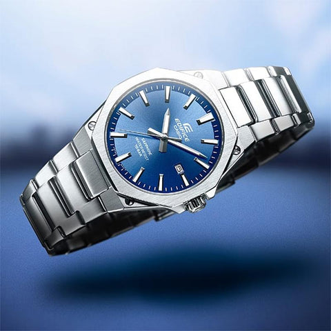 Casio Men's EDIFICE 3-Hand Analog Metal Band Watch EFR