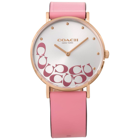 COACH 14504135 Watch - Perry Silver Watch with 2 Year Warranty, Elegant Design, Water Resistant, Perfect for Everyday Wear