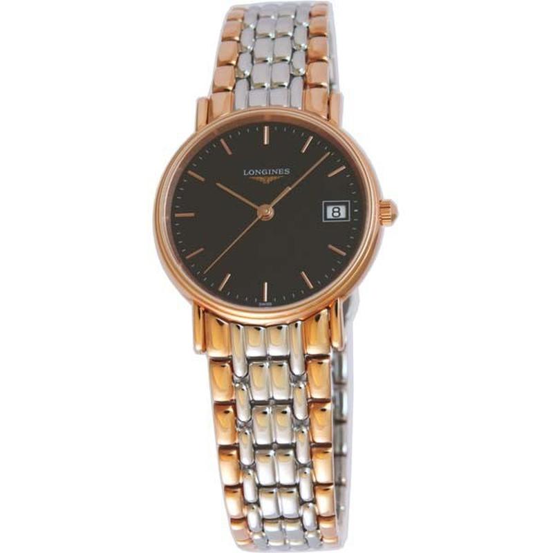 Longines L4.320.1.59.7 Watch - Presense 2-Year Warranty Black [Parallel Import]