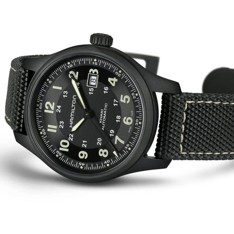 Hamilton H70575733 Watch - Khaki フィールド Titanium Auto (Image 3)