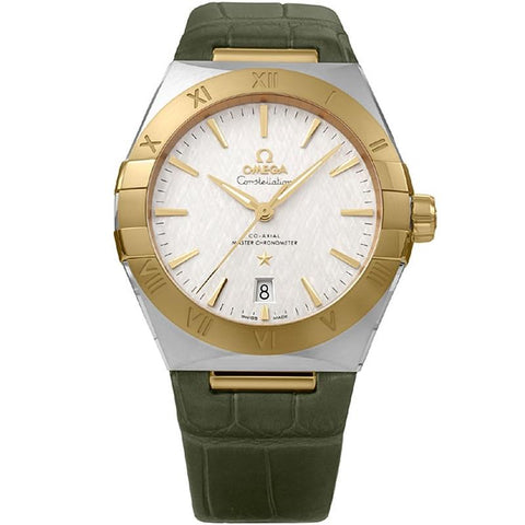 OMEGA 131.23.39.20.02.002 Watch - Constellation 5-Year Warranty Yellow Gold (Strap: Green) [Parallel Import]
