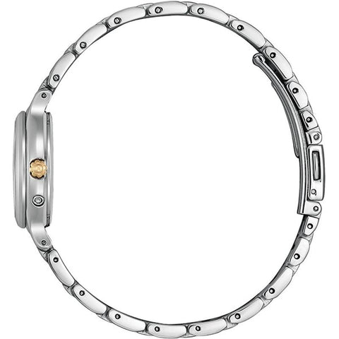 Citizen Wicca Solar Tech Women's Radio Controlled Watch with Metal Band KS1-911-71